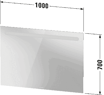 Duravit No.1 Зеркало 5