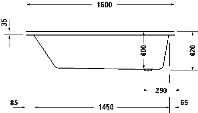 Duravit №1 Встроенная ванна 6