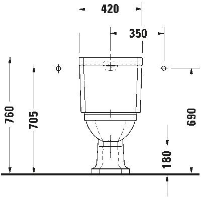1930 Унитаз комбинированный с вертикальным смывом 4