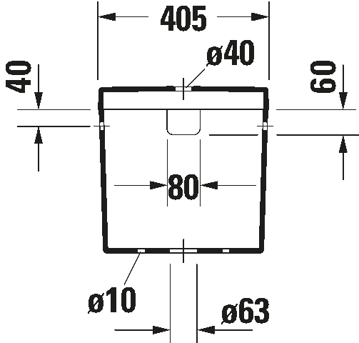 Darling New Бачок с механизмом двойного смыва 5