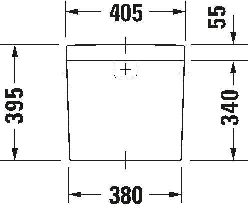 Darling New Бачок с механизмом двойного смыва 6