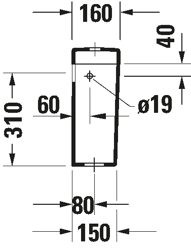 Darling New Бачок с механизмом двойного смыва 7