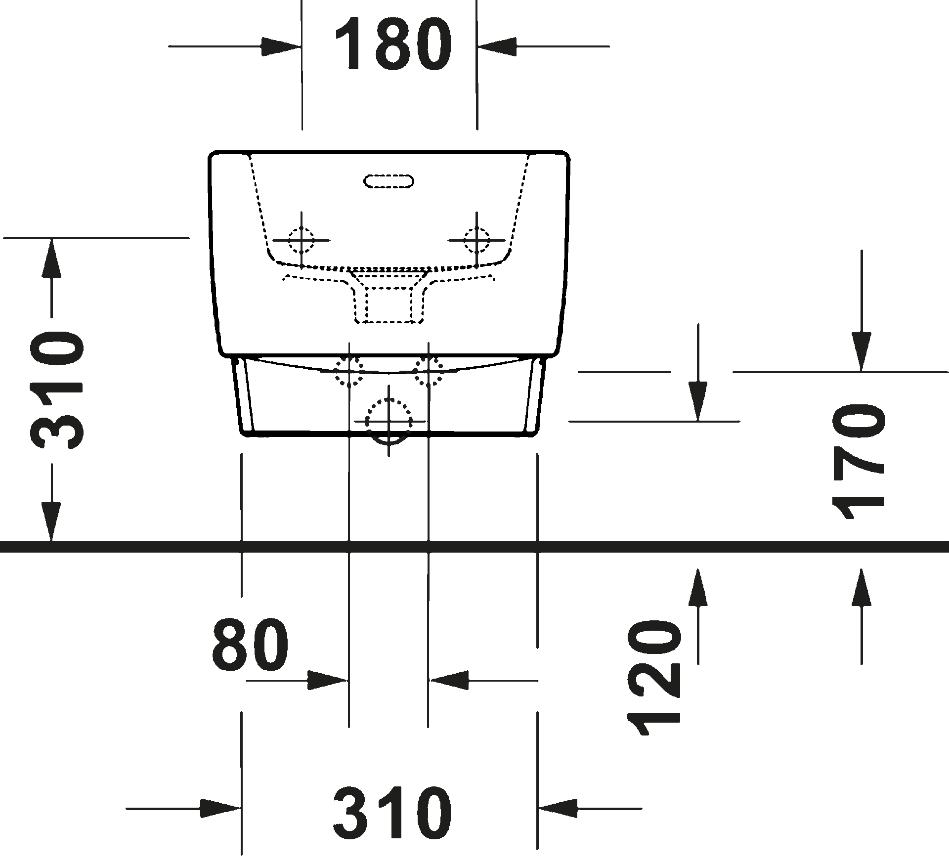 Balcoon Биде подвесное 5