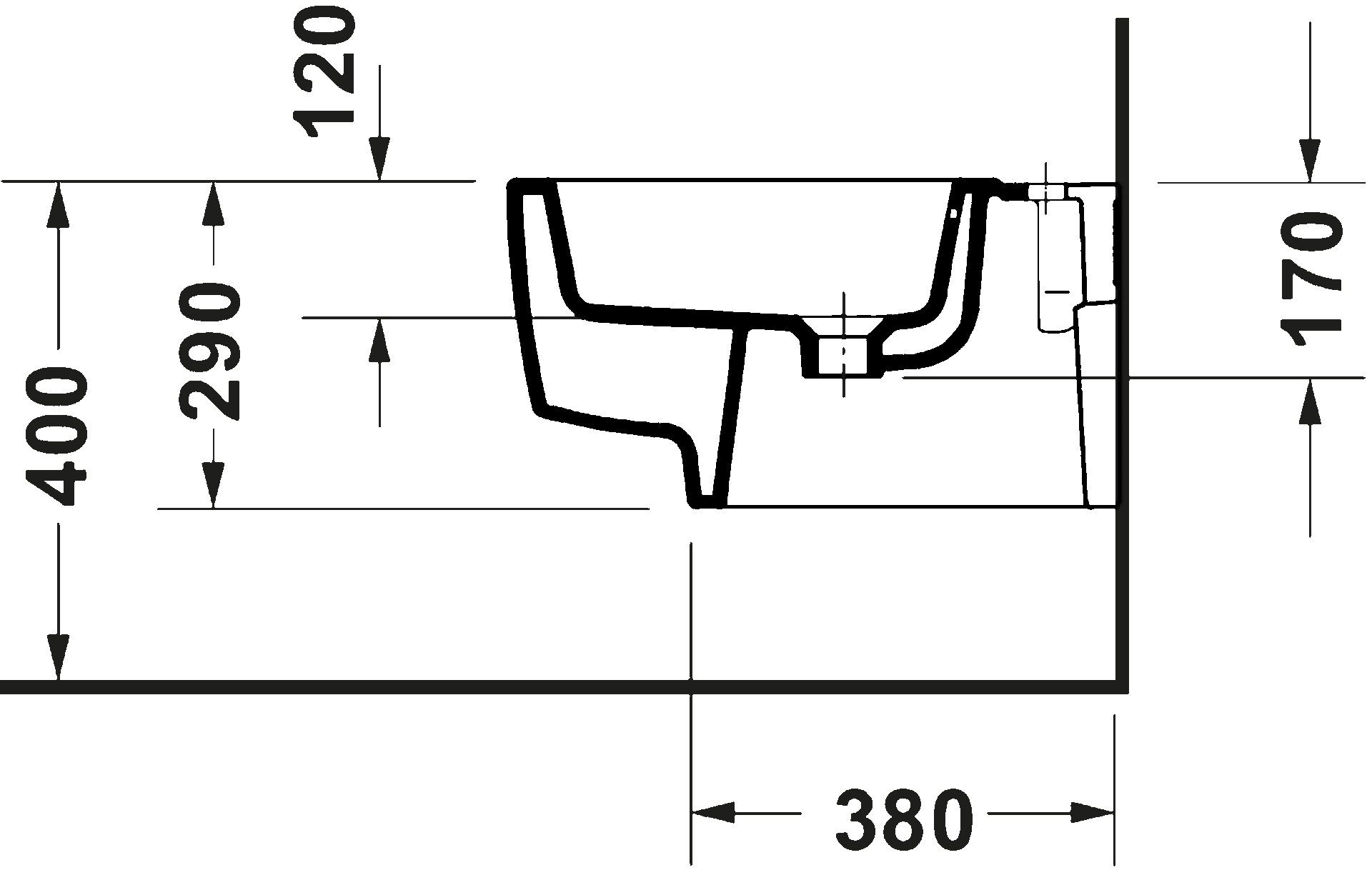 Balcoon Биде подвесное 6