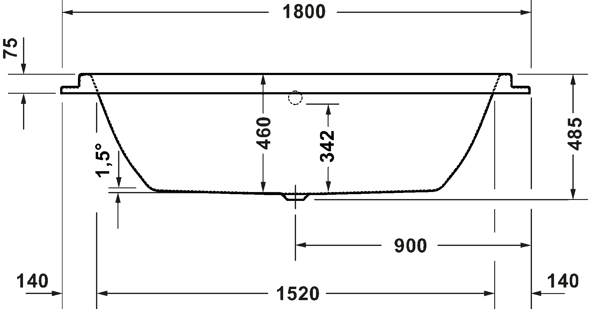 Balcoon Встроенная ванна 4