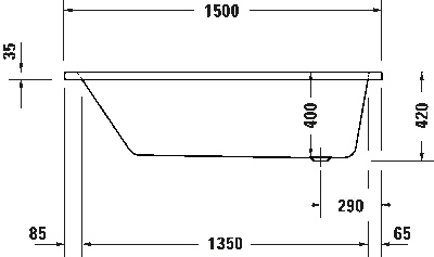 Duravit №1 Прямоугольная 4