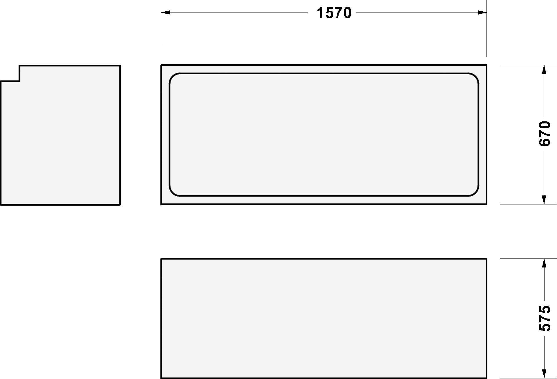 Qatego Основания для ванн 4