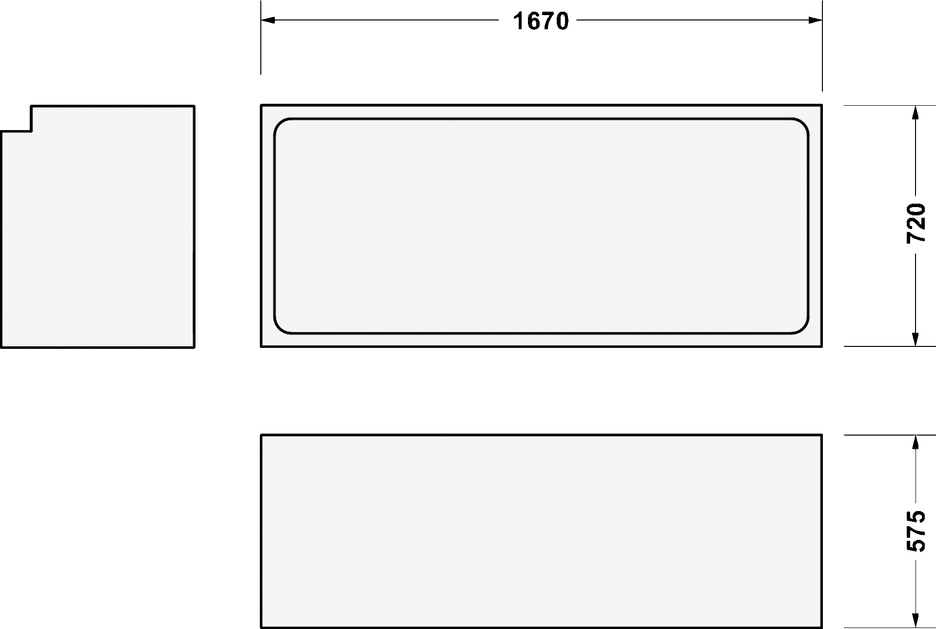 Qatego Основания для ванн 3
