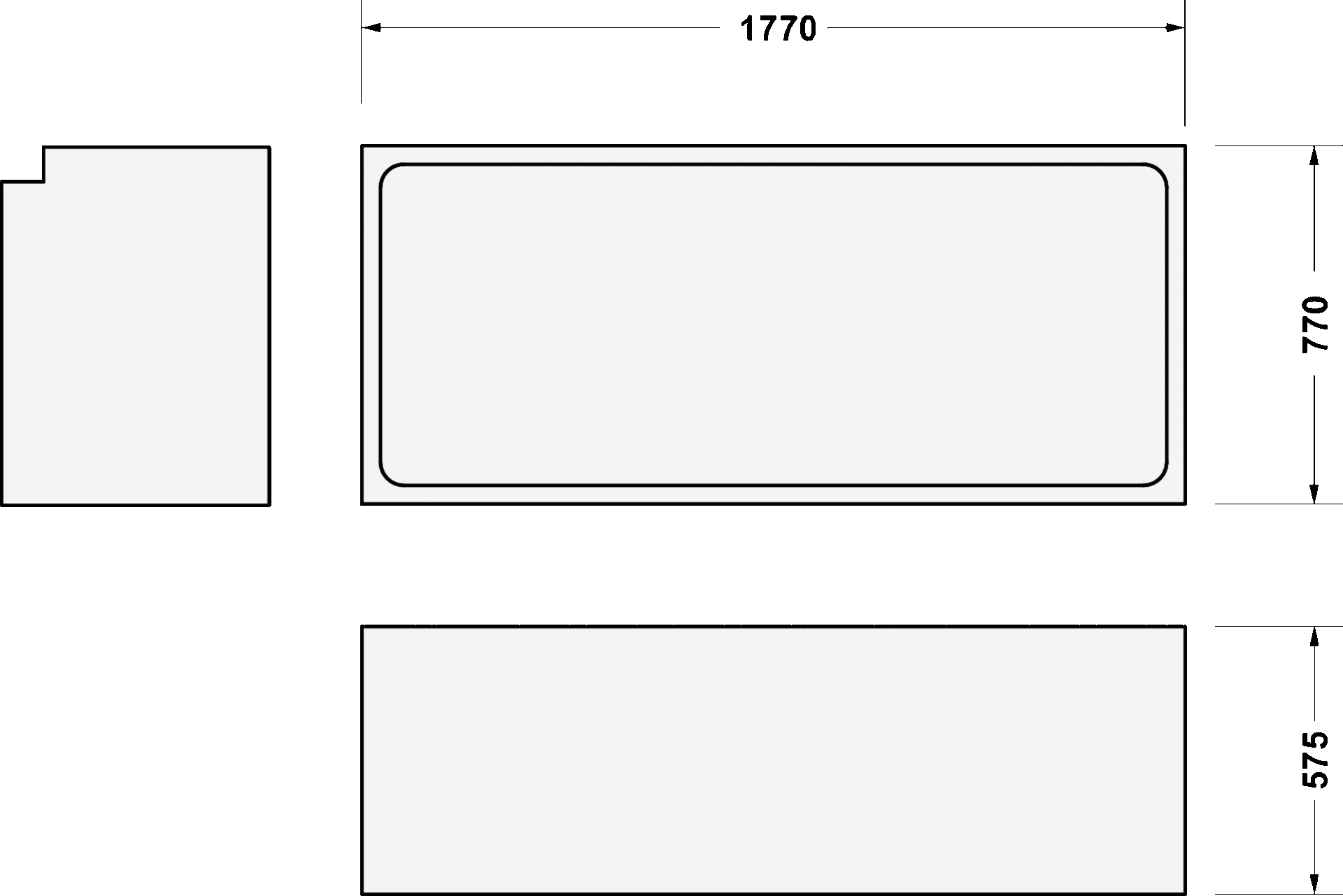 Qatego Основания для ванн 4