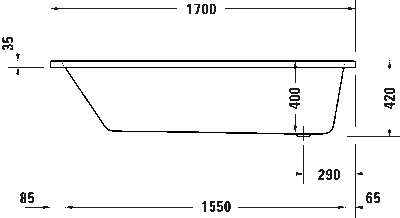 Duravit №1 Прямоугольная 3