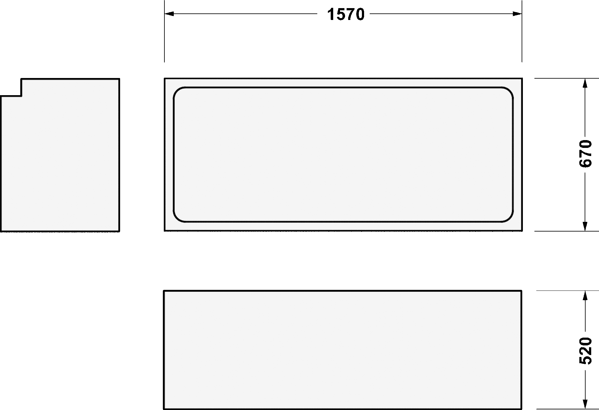 D-Code Опора из стиропора для ванны 4