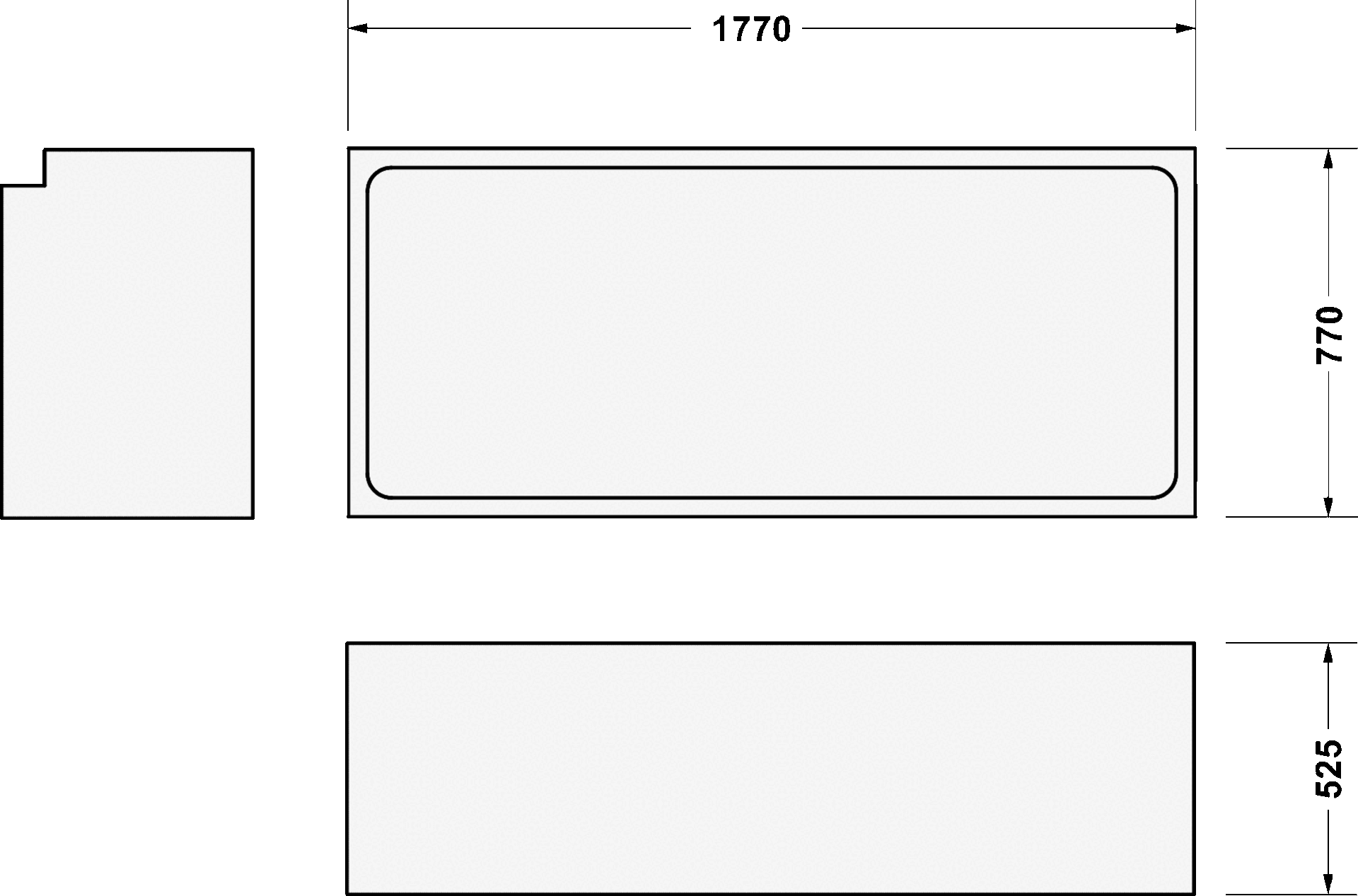 Duravit №1 Опора из стиропора для ванны 3