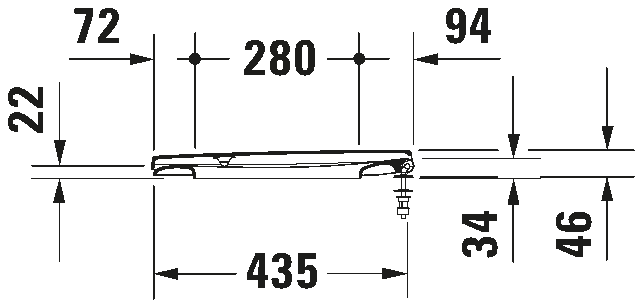 D-Code Кольцо сиденья для унитаза Vital 3