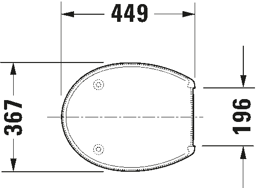 D-Code Кольцо сиденья для унитаза Vital 6