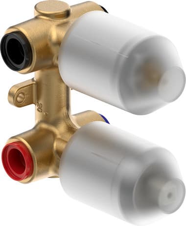 D-Code Однорычажный смеситель  скрытого монтажа с переключателем на 2 потребителя 6