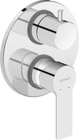 D-Code Однорычажный смеситель  скрытого монтажа с переключателем на 2 потребителя 5