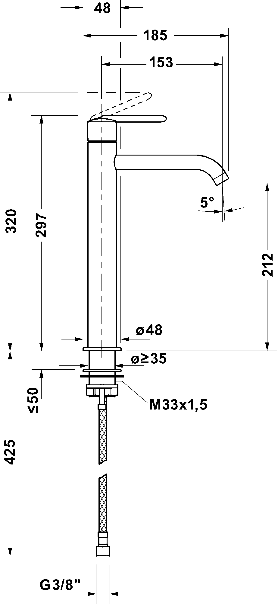 Balcoon Однорычажный смеситель для умывальника 32