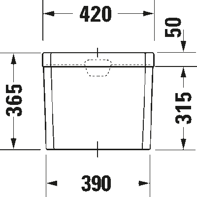 1930 Бачок с механизмом двойного смыва 4