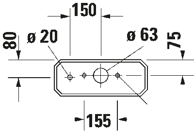 1930 Бачок с механизмом двойного смыва 6