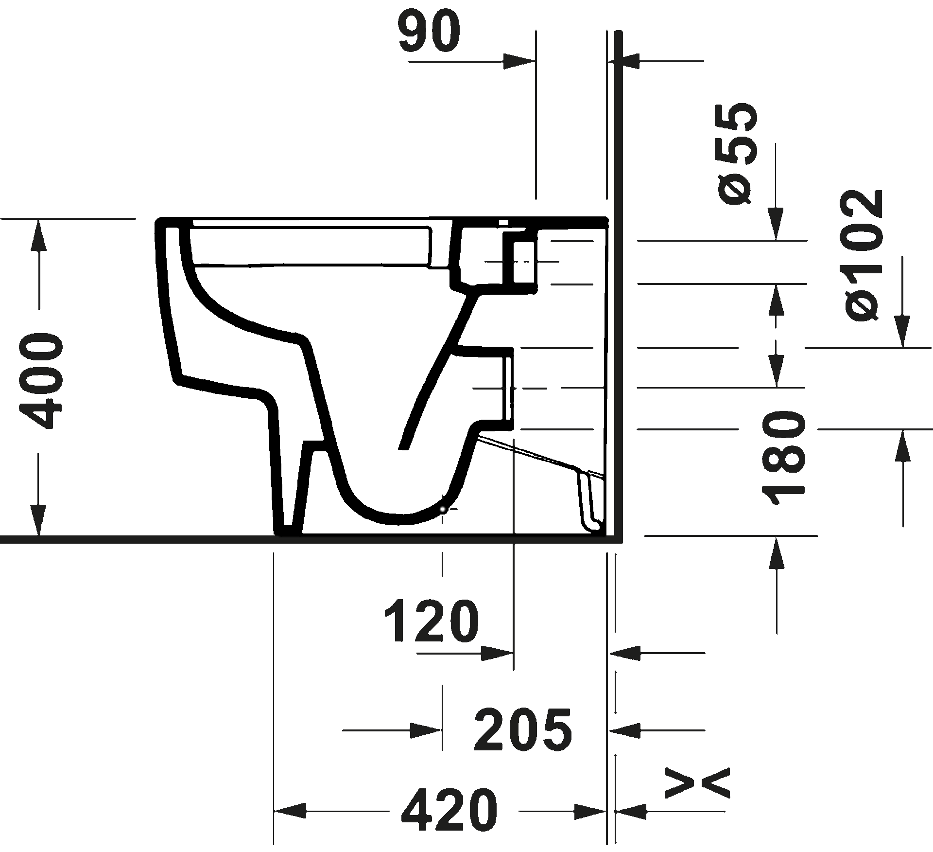 Balcoon Унитаз напольный 6