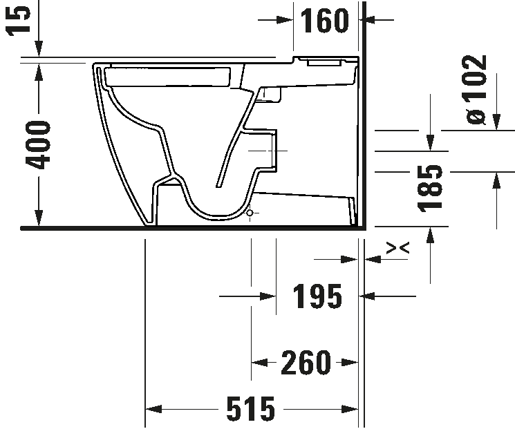 Bento Starck Box Унитаз напольный. Модель с функцией смыва 4