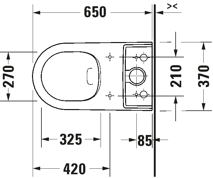 Bento Starck Box Унитаз напольный. Модель с функцией смыва 5