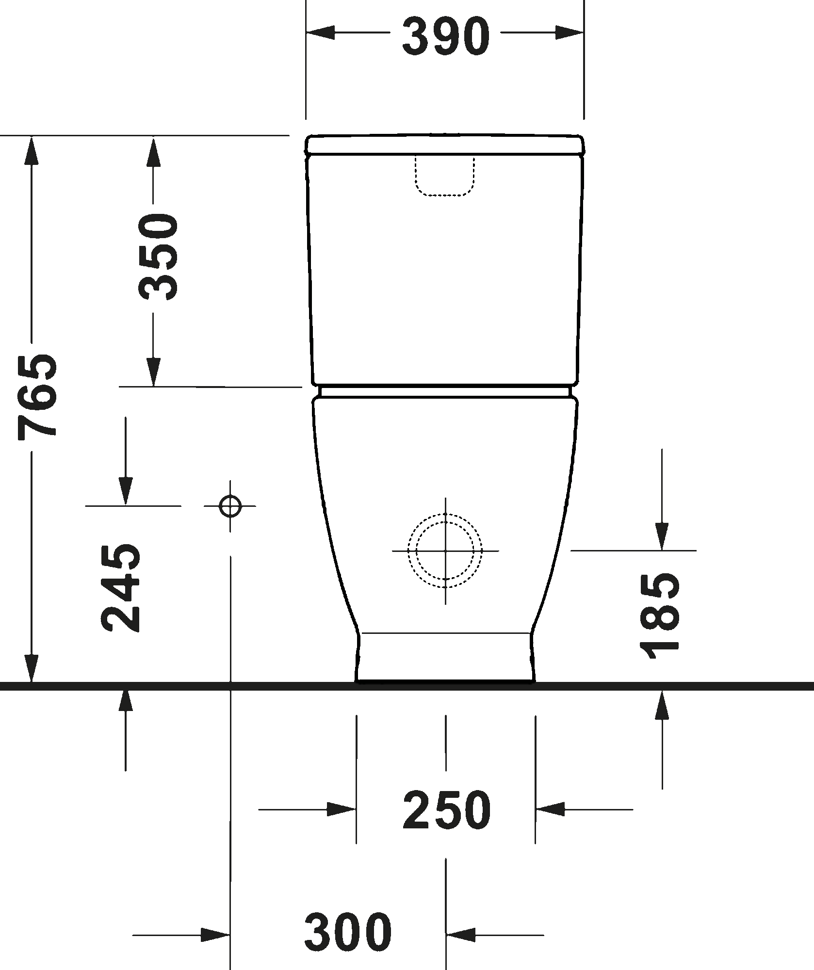 D-Code Напольный унитаз. Модель с функцией смыва 5