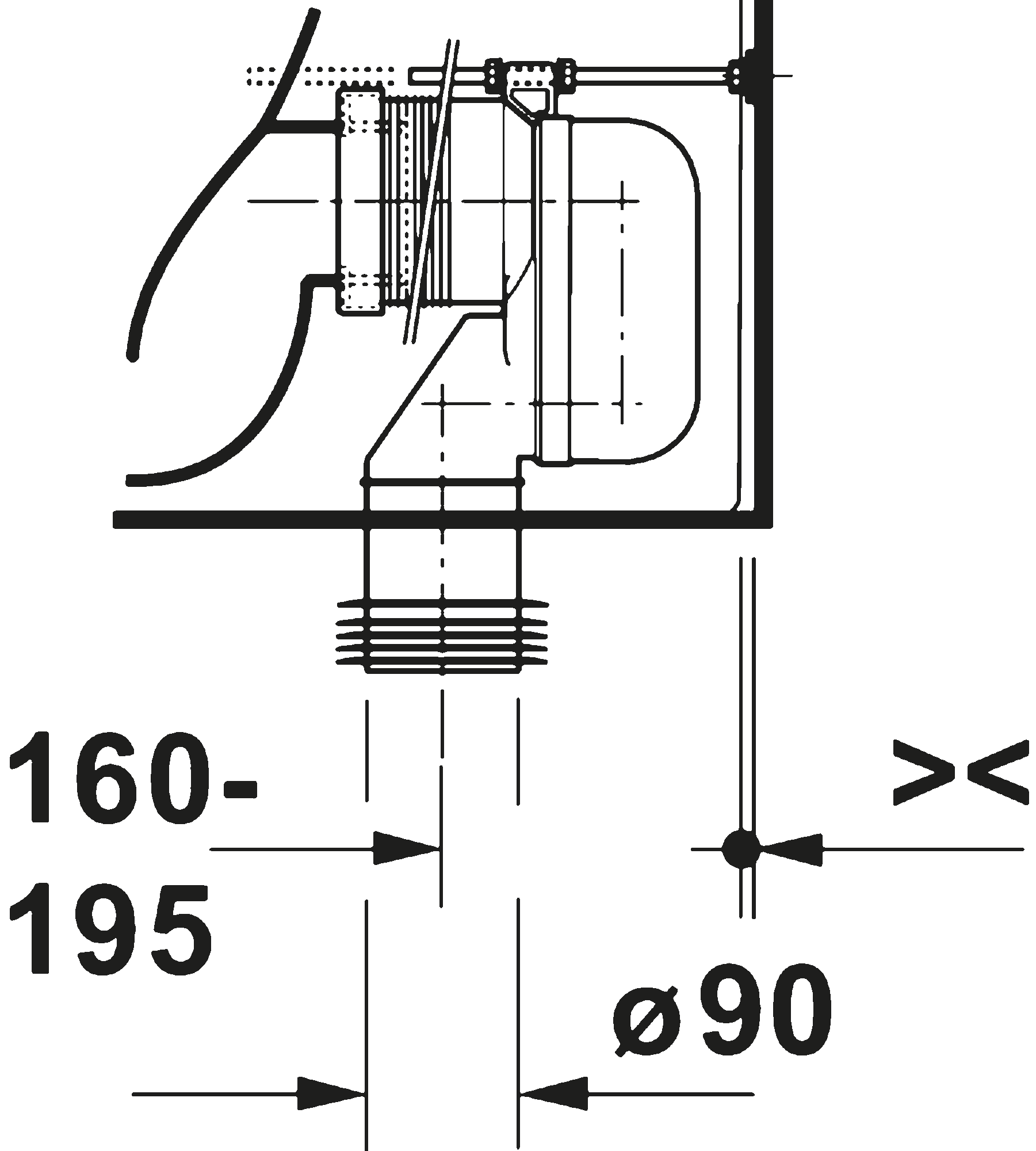 D-Code Напольный унитаз. Модель с функцией смыва 9