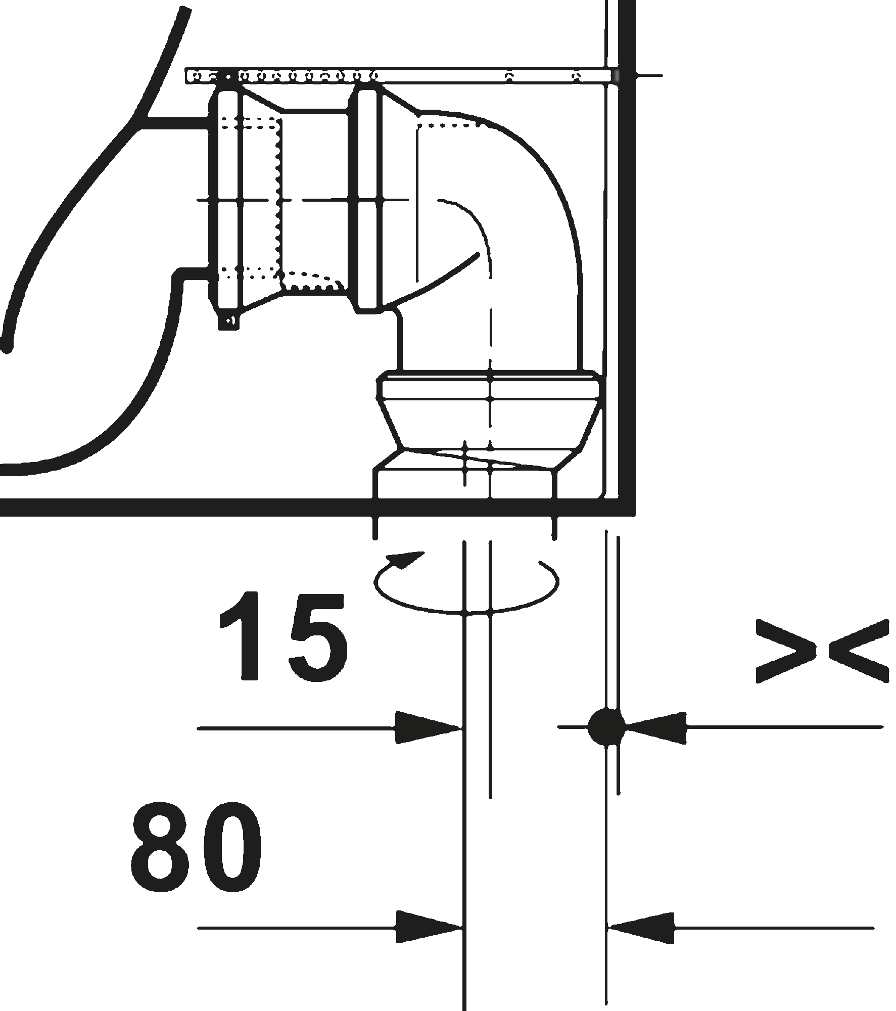 D-Code Напольный унитаз. Модель с функцией смыва 11