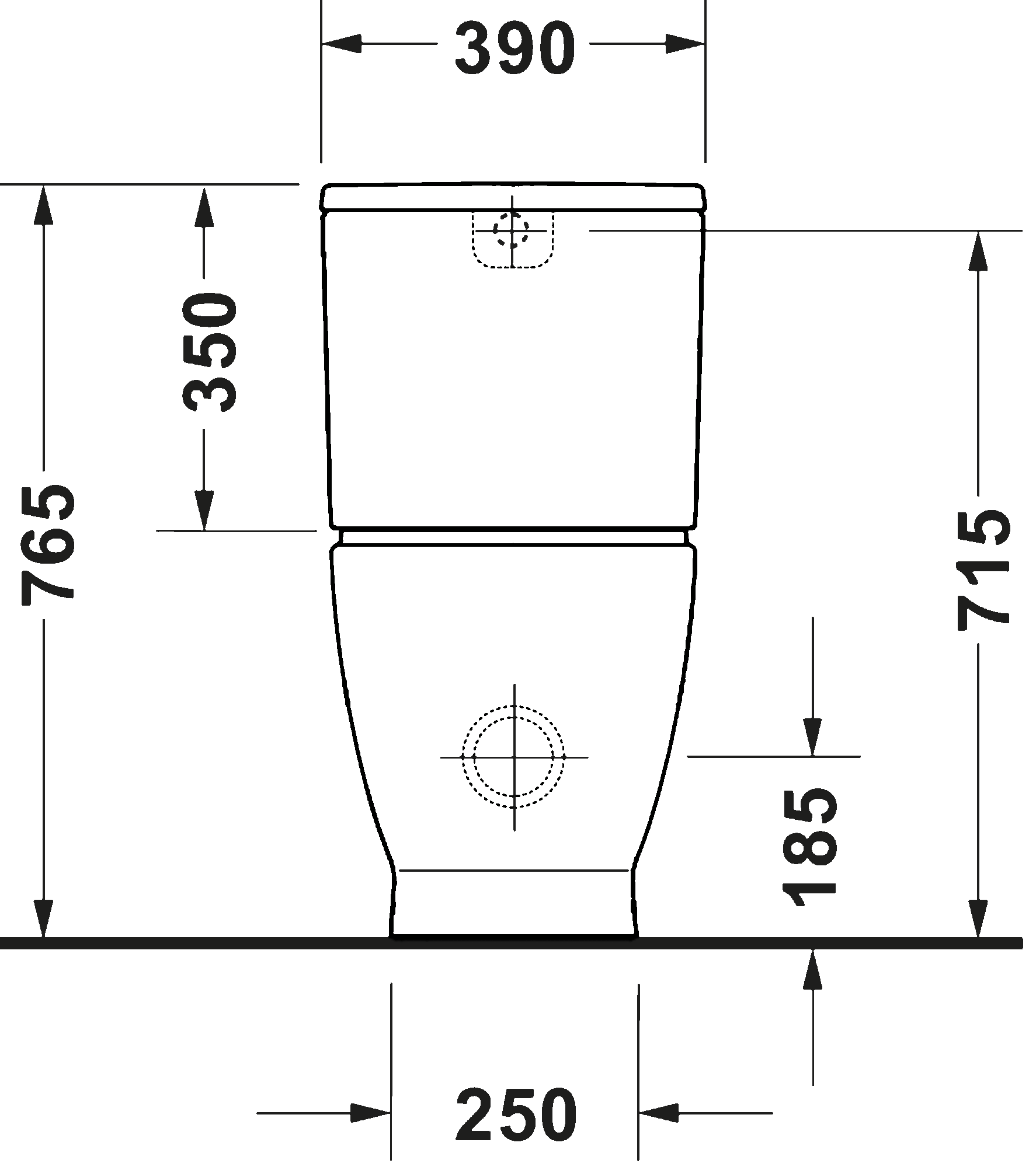 D-Code Напольный унитаз. Модель с функцией смыва 17