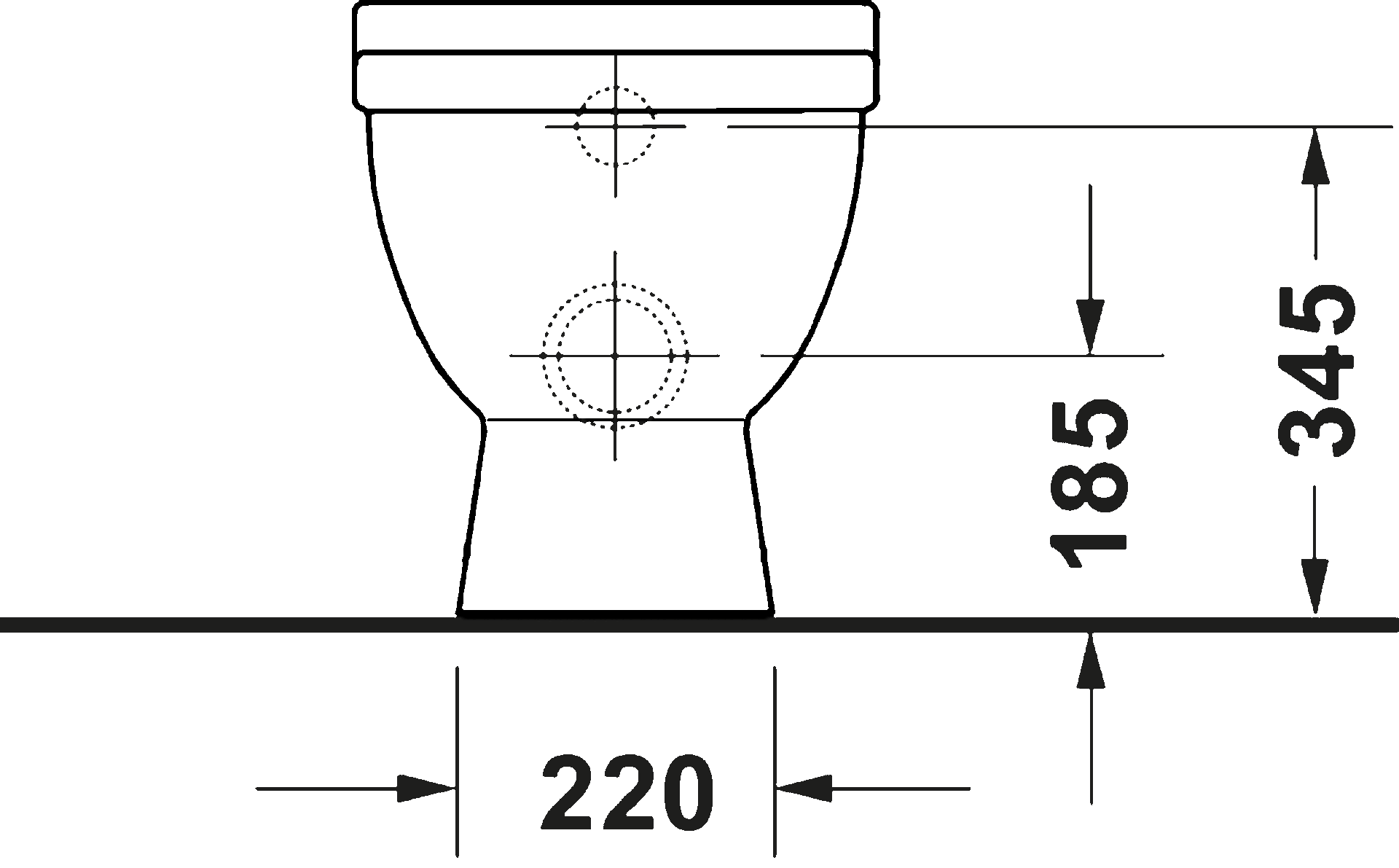 Starck 3 Напольный унитаз. Модель с системой промывки 3