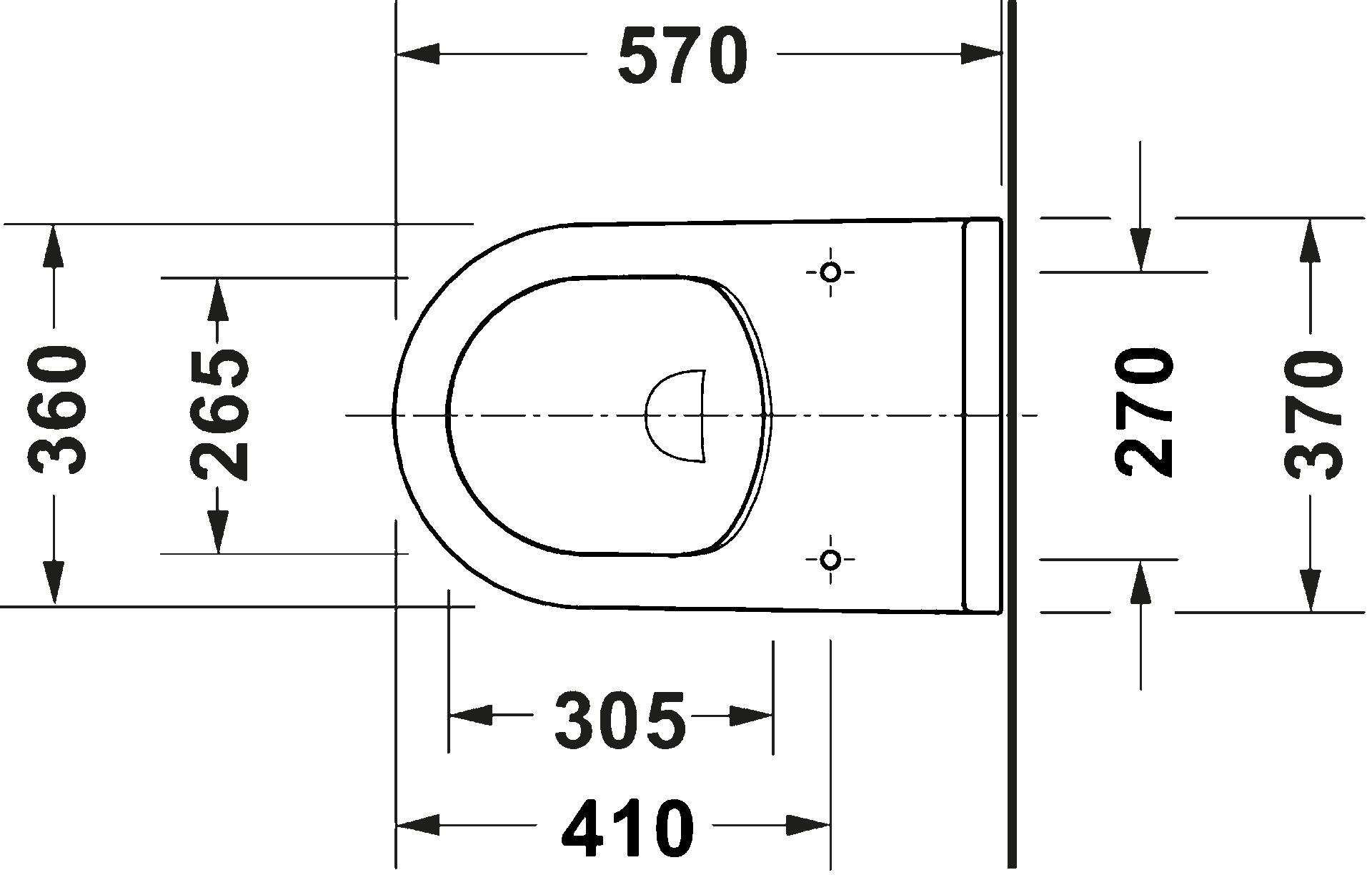 Starck 3 Напольный унитаз. Модель с системой промывки 5