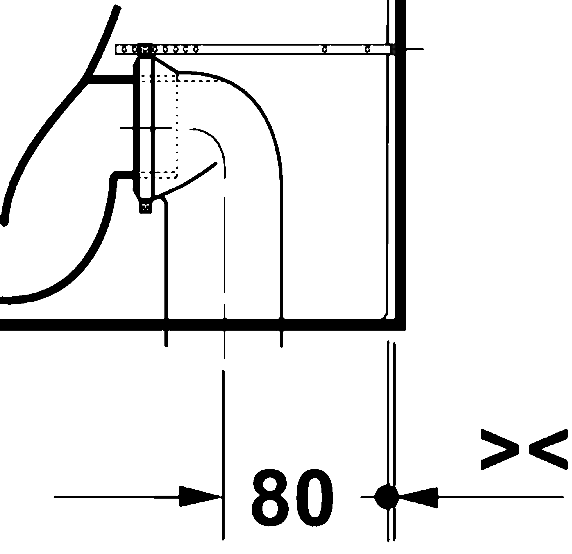 Starck 3 Напольный унитаз. Модель с системой промывки 7