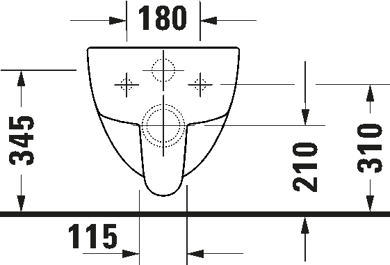 D-Code Унитаз подвесной 4