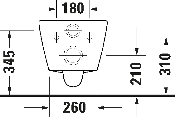 D-Code Унитаз подвесной 3