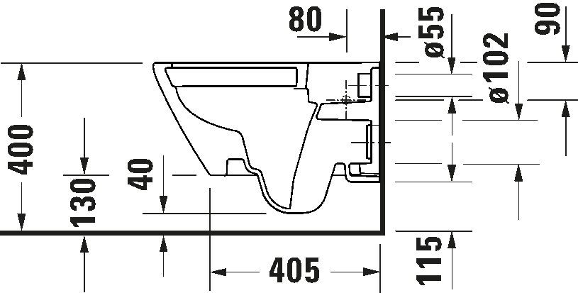 D-Code Унитаз подвесной 4