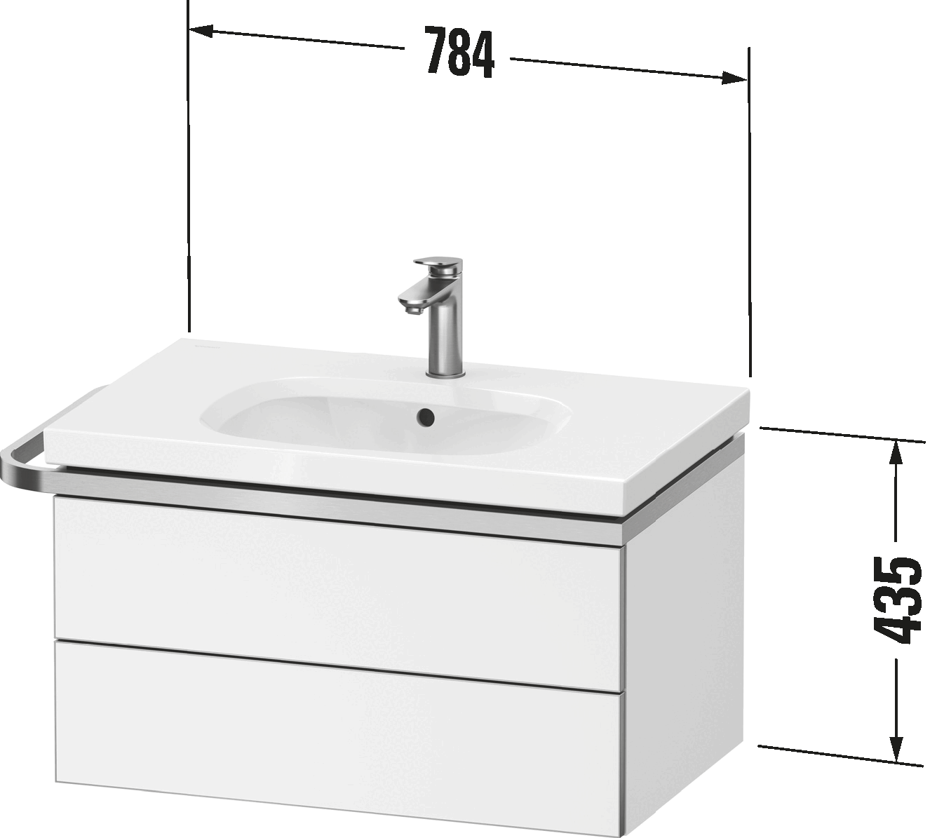Aurena Тумба под раковину подвесная 14