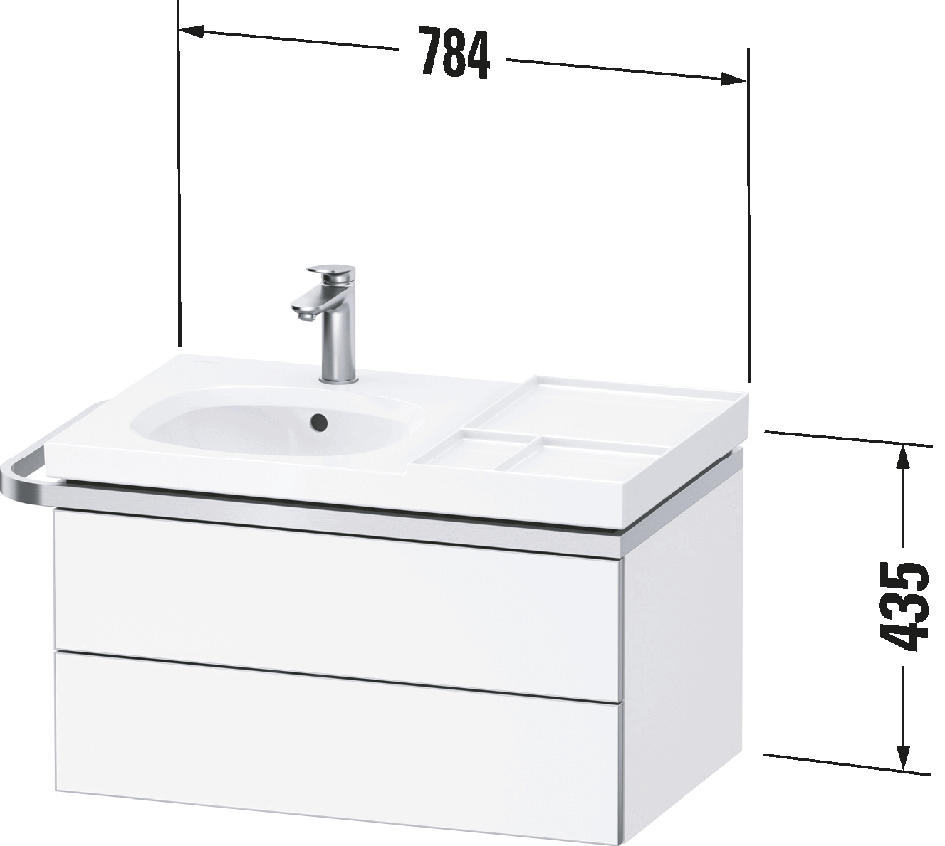 Aurena Тумба под раковину подвесная 14