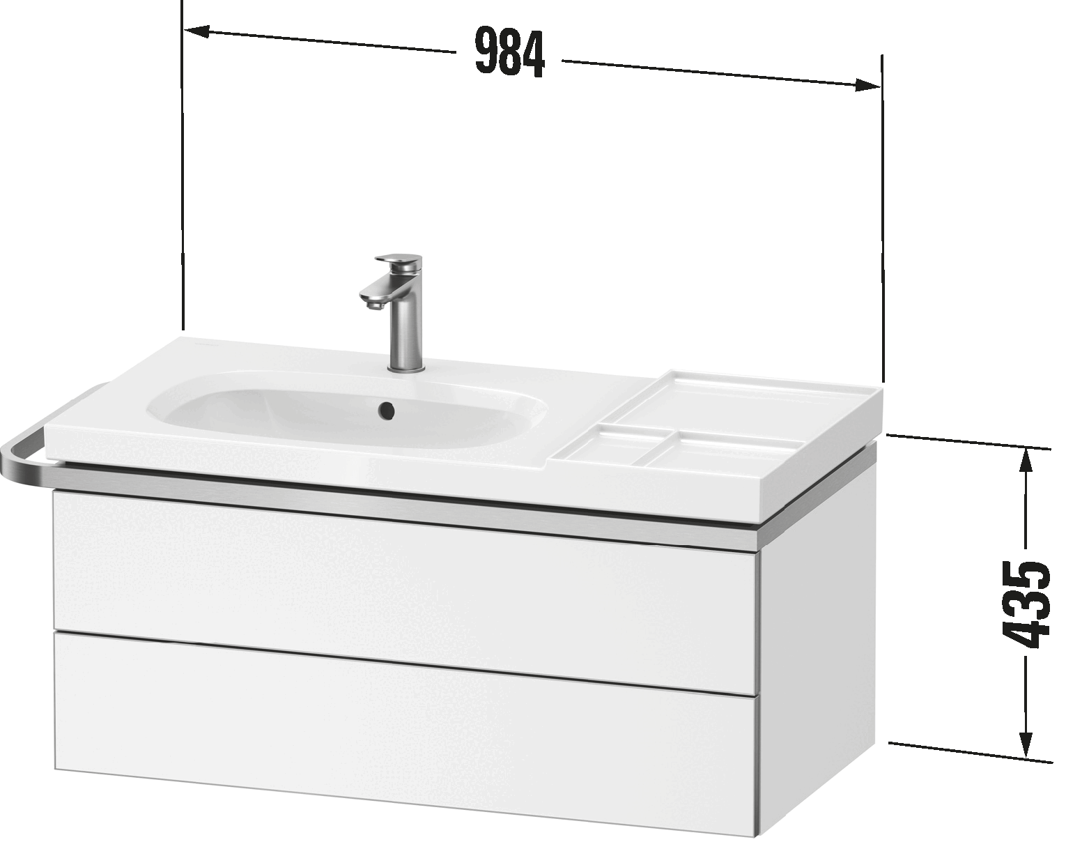 Aurena Тумба под раковину подвесная 14