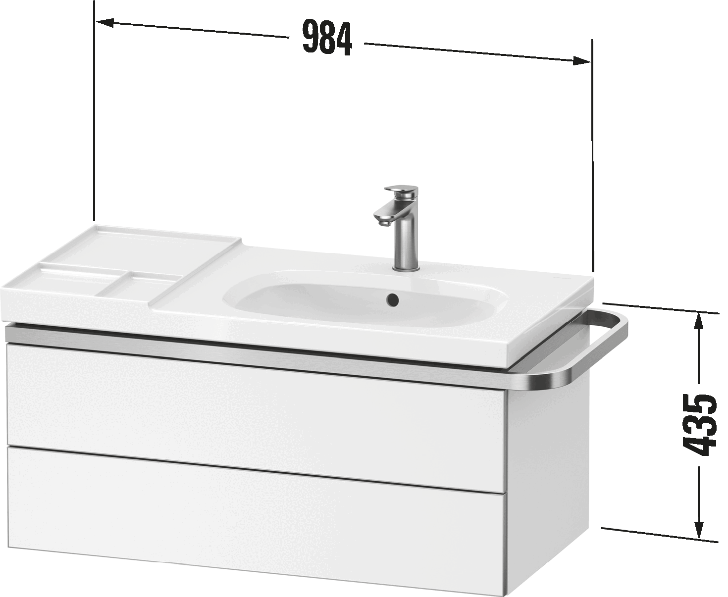 Aurena Тумба под раковину подвесная 14