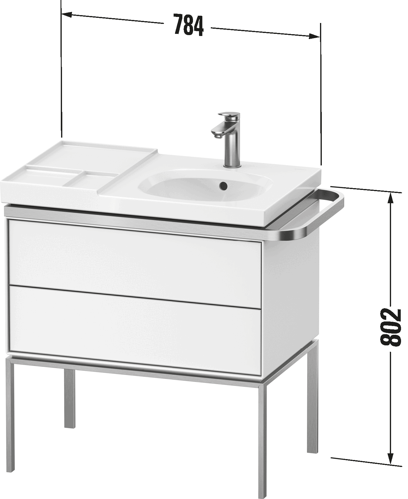 Aurena Тумба под раковину напольного монтажа 22