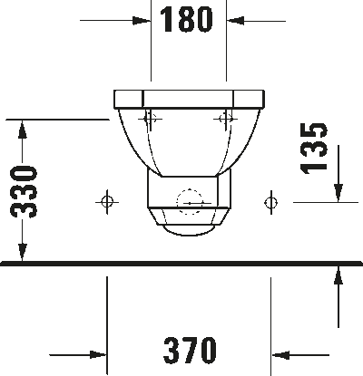 1930 Биде подвесное с переливом 6