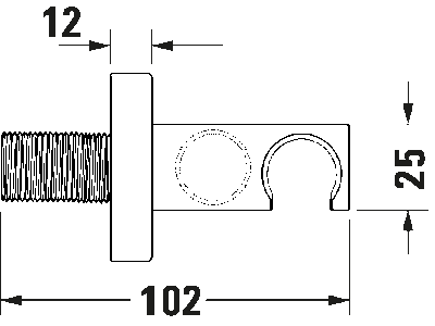 Шланговое подсоединение 24