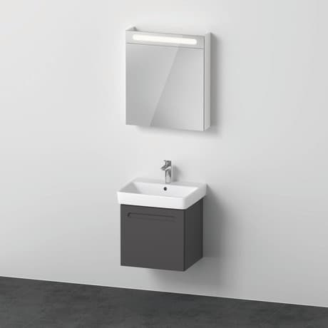 Duravit No.1 Мебельная раковина с тумбой под раковину и зеркальным шкафом 3