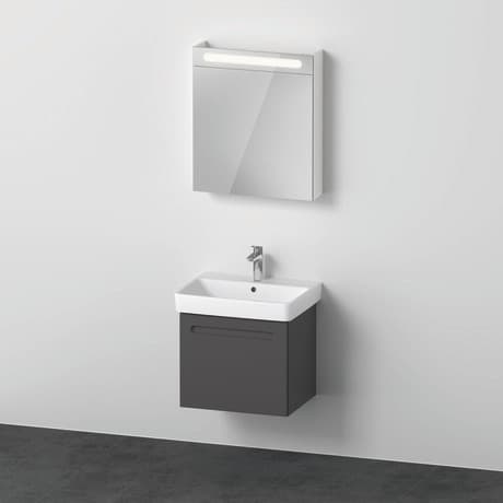 Duravit No.1 Мебельная раковина с тумбой под раковину и зеркальным шкафом 3