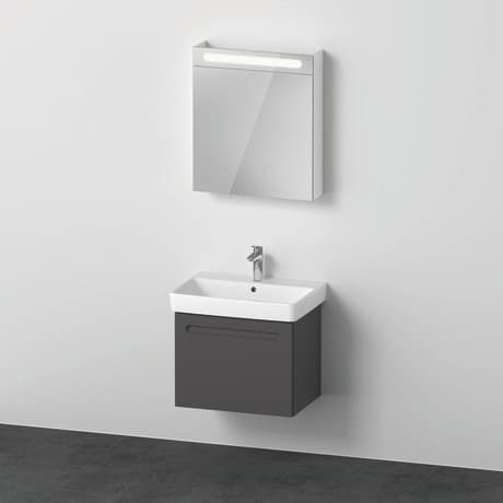 Duravit No.1 Мебельный умывальник с тумбой под раковину и зеркальным шкафом 3
