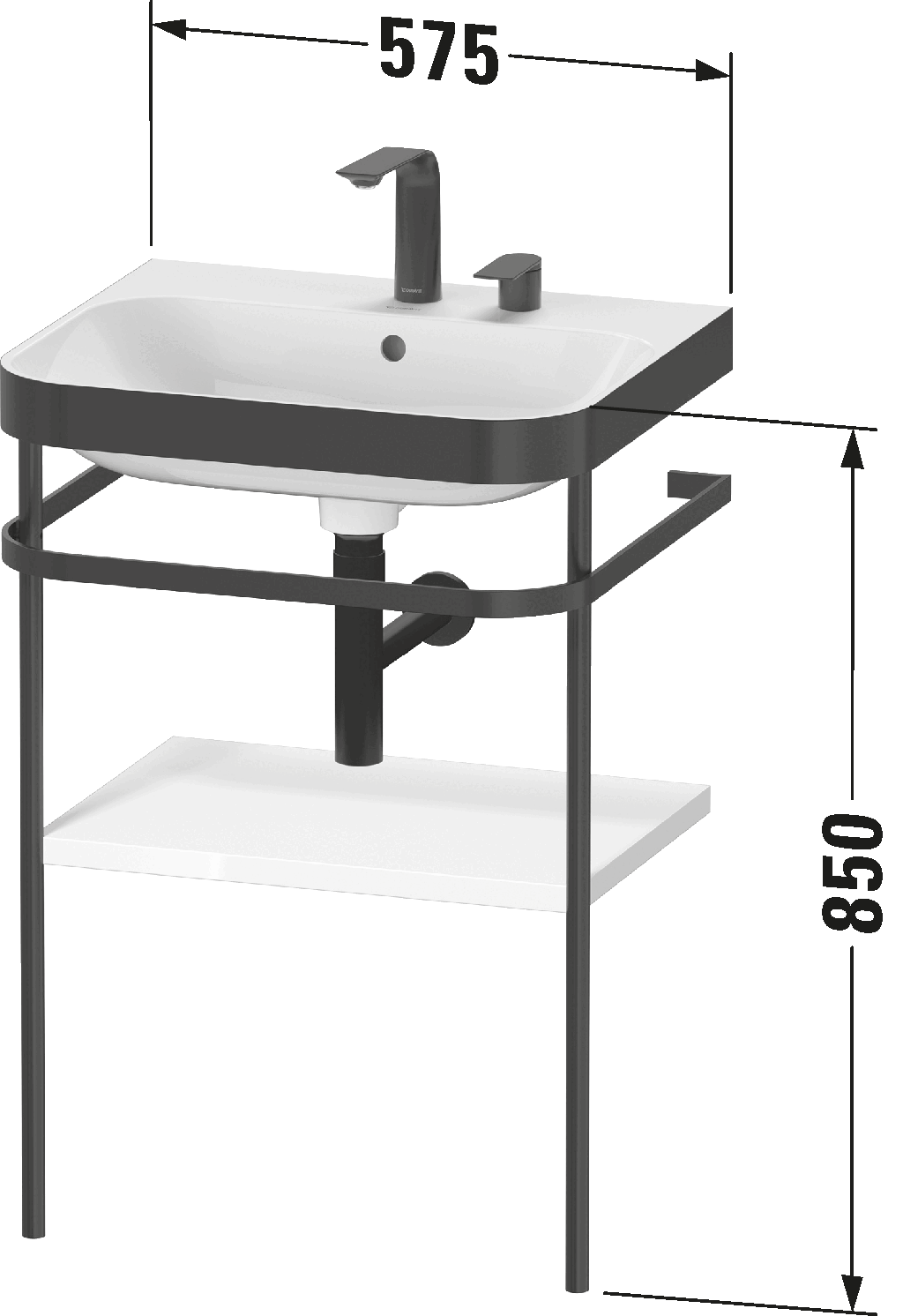 Happy D.2 Комплект c-bonded с металлической консолью E/N/ 38