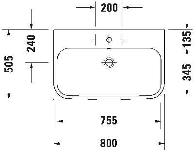 Happy D.2 Умывальник 6