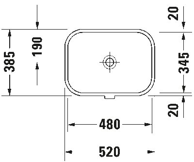 Happy D.2 Умывальник встраиваемый 5