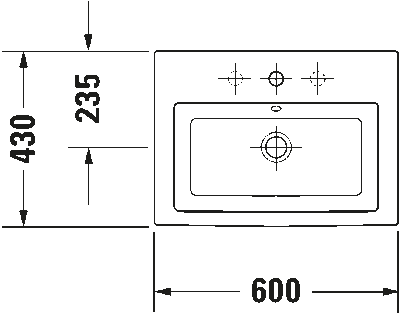 2nd floor Умывальник встраиваемый 4